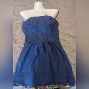 Summer strapless dress